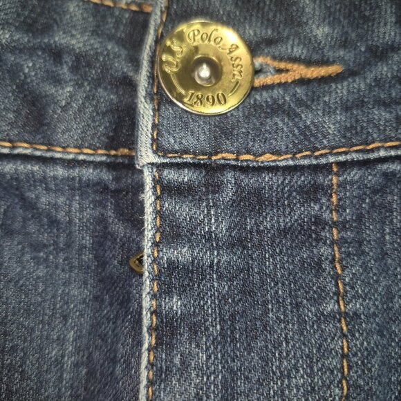 U.S. Polo Assn Girls Denim Jeans Size 13/14 Blue Stretch - Picture 7 of 9